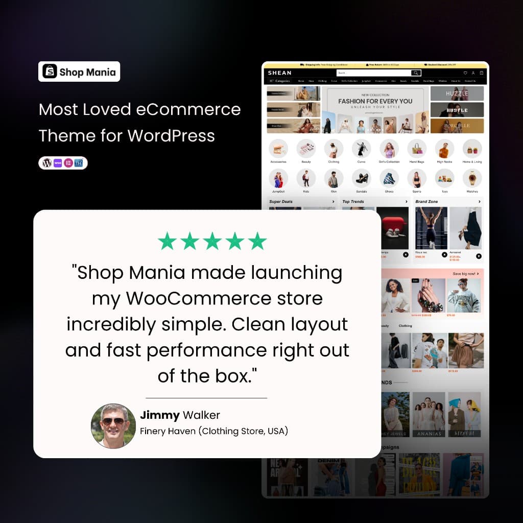 E-commerce testimonial and social proof ad